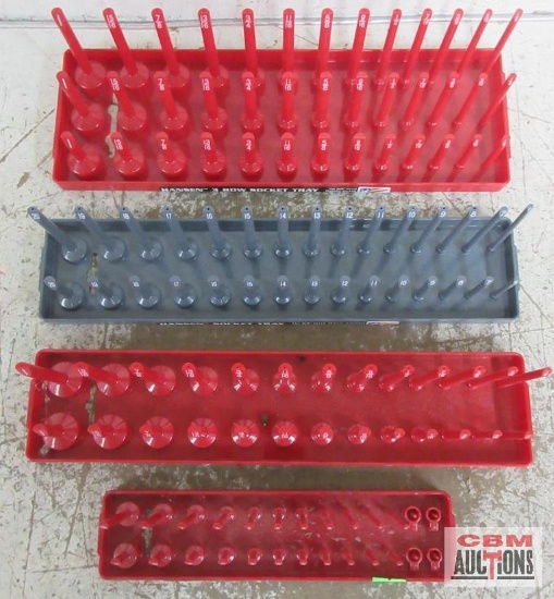Hansen Global Standard & Metric Socket Trays (1/4" & 3/8" Drives)