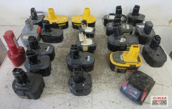 Multi-Brand Battery Packs - Inoperable or Repairable Dewalt, Milwaukee, Black & Decker,
