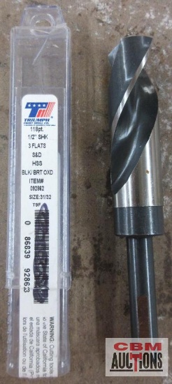 Triumph 0928620 31/32" Black Oxide Drill Bit
