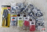 Titan Ratcheting Heat Shrink Terminal Crimper Mize Shrink Butts & Insulated Terminal Assortment