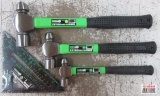 Grip 3pc Ball Pein Hammer Set (8,16 & 32oz) & 7