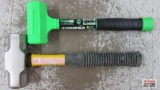 Grip 41640 1lb Dead Blow Mallet & 3lb Sledge Hammer