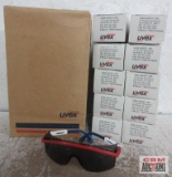 IR Ingersoll Rand UVEX Astrospec 300, Patriotic Frame, Gray Lense, Ultradura Hard Coat Glasses - Set