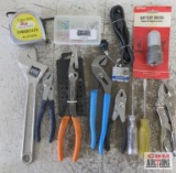 Hand Tools Pliers, Adjustable Wrenches, Slip Joint Pliers, Needle Nose Pliers, Battery Brush, Tape