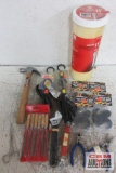 Hand Tools Zip Ties, Bungee Cords, Needle Files, Combination Wrench, Claw Hammer, Needle Nose