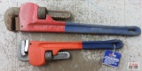 Grip 2pc Heavy Duty Steel Pipe Wrench Set 14