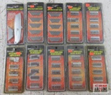 Super Values 10pk Single Edge Razor Blades - Set of 7 10pk Utility Knife Blades - Set of 2