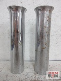Pair of Fluted End Exhaust Tips