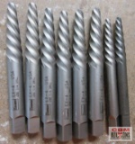 Irwin Hansen 8pc Spiral Screw Extractor Set