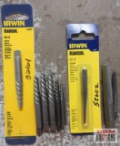 Irwin Hansen 10pc Spiral & Straight Screw Extractor Set