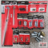 Milton Air Hose/Tire Supplies Dual Head Service Gauge, Tubless Tire Valves, Dome Type Valve Caps,