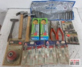 Hand Tools & Misc. Hammers, T-Handle Pry Bar, 16pc Cushion Grip Socket/Screwdriver Sets, Needle