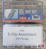 150pc Housing Ring Assortment & 300pc E-Clip Assortment
