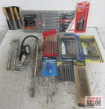 Hand Tools Tire Pressure Gauge/Inflator, Needle Files, Diamond Files, Wood Block Wire Brush, Tire