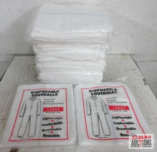 AES-1480 Disposable Coveralls, Large - Set of 25