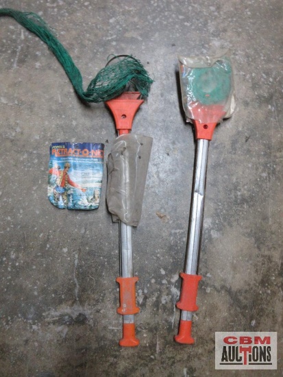 Popeil's Retract-o-Net Compact Fishing Net & Emergency Paddle