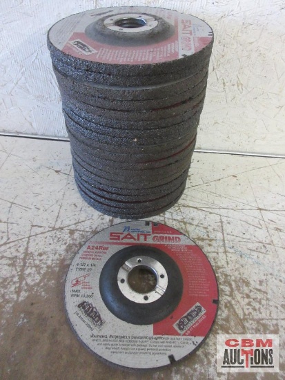 United Abrasives 41/2" x 1/4", Type 27 General Purpose Grinding Wheels - Set of 20(+/-)