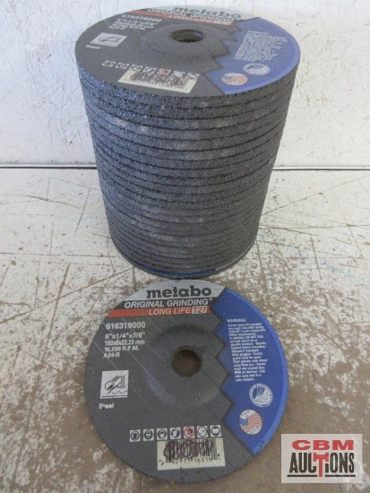 Metabo 616319 6" x 1/4" x 7/8", A24-R Grinding Wheels - Set of 25(+/-)