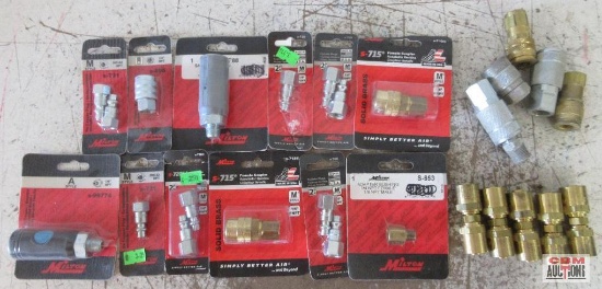 Miton Air Hose Supplies Adapter Bushing, Female Plugs, Female Coupler, Safety Coupler, Air Chuck &