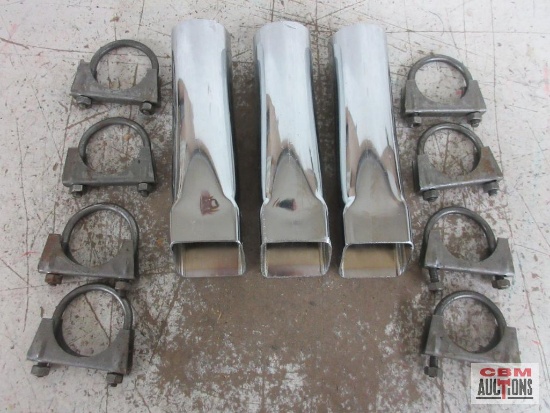 Beveled End Exhaust Tips & Muffler U-Bolts