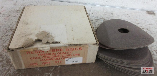 Resin Fiber Discs, 120 Grit - Set of 25(+/-)