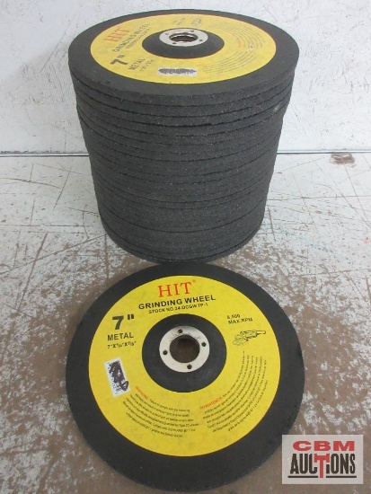 HIT 24-DCGW7P-1 7" x 1/4" x 7/8" Cut Off Wheels - Set of 25(+/-)