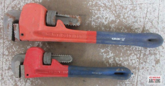 Grip 14" & 10" Pipe Wrench Set