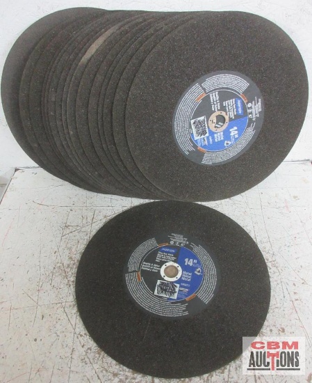 Norton 14" Chop Saw Blades, Metal - Set of 15(+/-)