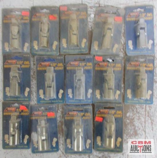 American Tool Exchange 10772 1/2" Drive Universal Joint - Set of 14(+/-)