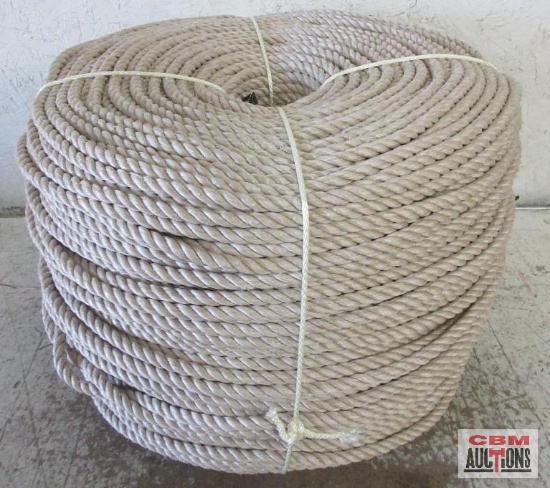 Tan Split Fiber Craft Rope 5/16" x 200' (+/-)