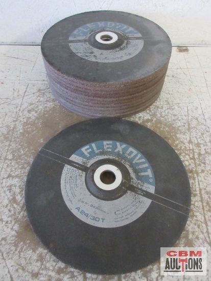 Flexovit Reinforced 9" Grinding Wheels, A241/30T - Set of 12(+/-)