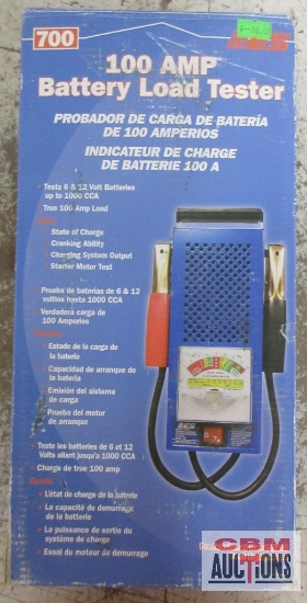 ES 700 100AMP Battery Load Tester, Test 6 & 12 Volt Batteries up yo 100 CCA