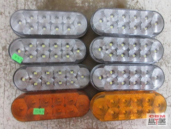 Jammy J-60-C 6 Oval Sealed LED DOT Reverse / Backup & Aux lamp. 10 Diode Configuration & 6 Oval