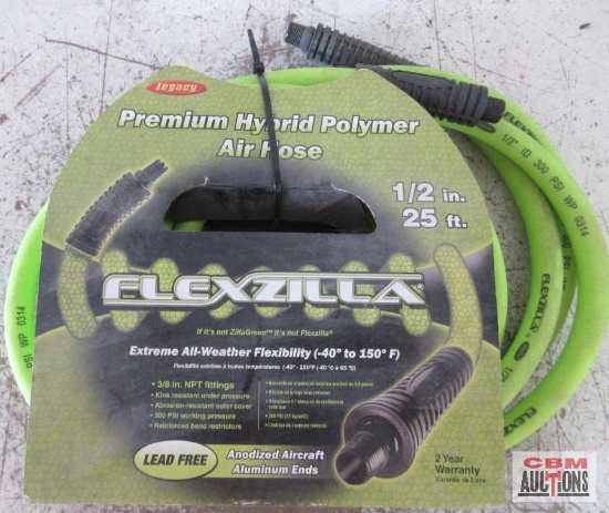 Legacy Flexilla 1/2" x 25' Premium Hybrid Polymer Air Hose
