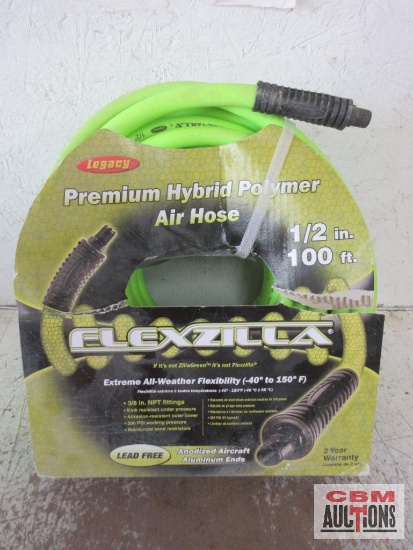Legacy Flexilla 1/2" x 100' Premium Hybrid Polymer Air Hose