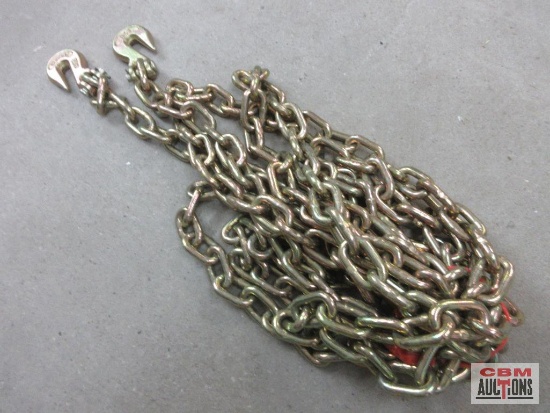 Boxer 5/16" x 20' Cargo Chain w/ Clevis Grab Hooks, WLL: 6,600LBS, G70