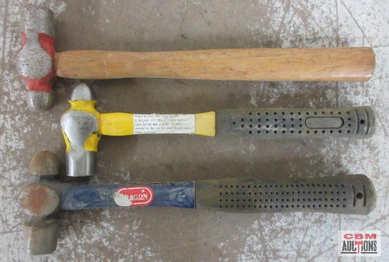 3pc Ball Pein Hammer Set