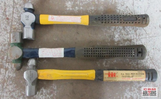 3pc Ball Pein Hammer Set