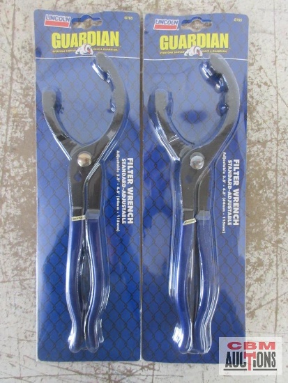 Lincoln Guardian G705 Standard Adjustable Filter Wrench - Set of 2