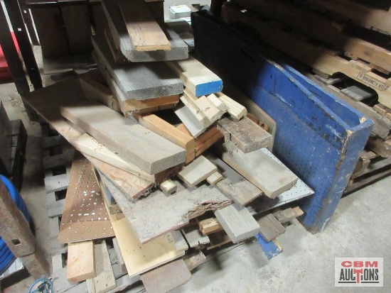 Pallet of Lumber/Pegboard Remnants - Buyer Loads