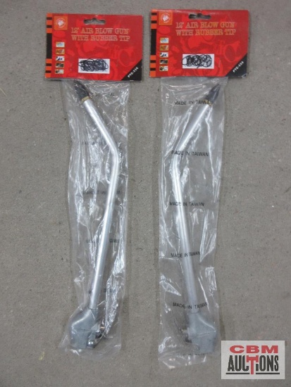 PTC 12" Blow Gun w/ Rubber Tip - Set of 2