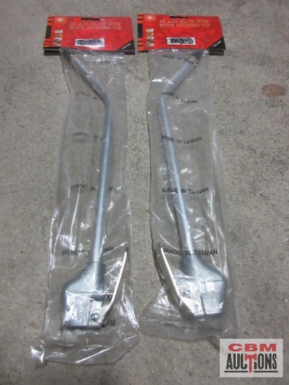 PTC 12" Blow Gun w/ Rubber Tip - Set of 2