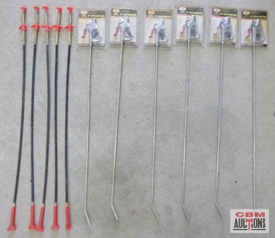 IIT 10030 Pro Grade 24" Long Blow Guns - Set of 6 Pick-Up -Tools - Set of 5