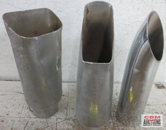 Beveled Oval & Beveled Rectangular Exhaust Tips