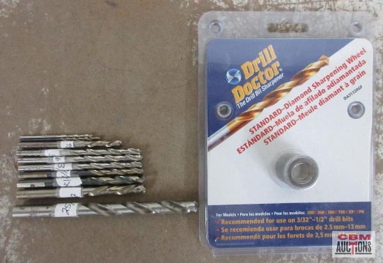 Drill Doctor Standard Diamond Sharpening Wheel & 10pc Drill Bit Set