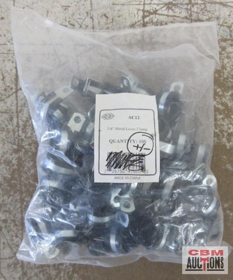Mize AC12 3/4" Metal Loom Clamps - Set of 100(+/-)