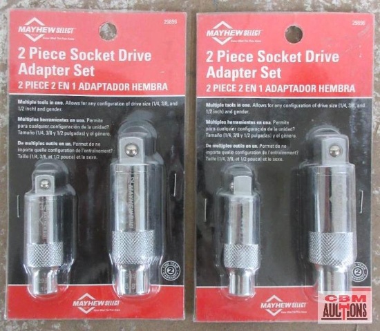 Mayhew 29896 2pc Socket Drive Adapter Set - Set of 2