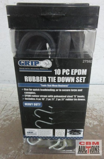 Grip 27592 10pc Heavy Duty Rubber Tie Down Set