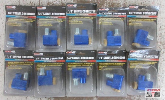 Grip 10312 1/4" Swivel Connectors - Set of 10