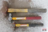 3pc Ball Pein Hammer Set